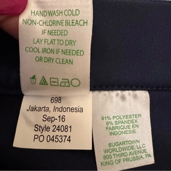 Lilly Pulitzer Lorna Shorts in True Navy Size 4 - Picture 13 of 14